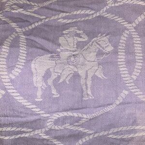 1940s or early 1950s Cowboy Western bedspread
